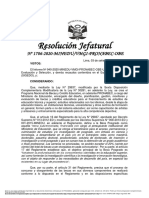 Resolución Jefatural #1706-2020-Minedu-Vmgi-Pronabec-Obe