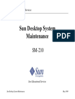 SM210 - Sun Desktop System Maintenance - Oh - 0499