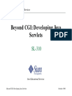 SL310 - Beyond CGI Developing Java Servlets - Oh - 1098