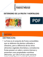 Practica 1 - Alteraciones de Frutas y Hortalizas - Tec de F, H y Cereales.