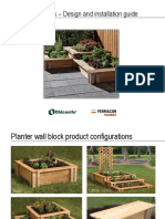 Planter wall block installation guide
