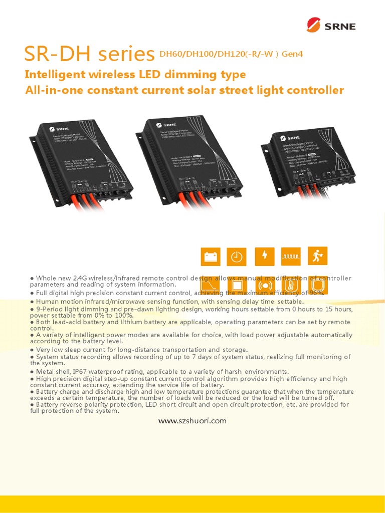 street light Intelligent charging and discharging Controller