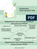 Persiapan Penyusunan PKM