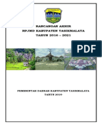 Rancangan Akhir RPJMD Kabupaten Tasikmalaya 2016 2021