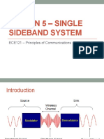Lesson 5 - Single Sideband System: ECE121 - Principles of Communications