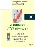 HKU Lift Components and Traffic Analysis