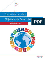 Educacion para Los Objetivos de Desarrollo Sostenible