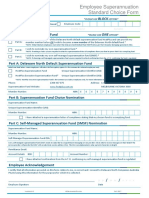 Employee Superannuation Standard Choice Form