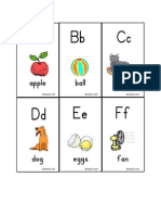 Flashcards Zbfont Alphabet