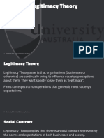 Lo 2+3 - 1: Legitimacy Theory: 1 Created by DR G. L. Ilott, Cquniversity Australia