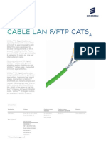 Cable Lan F/FTP Cat6: Not Yet Anatel Approved