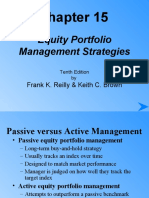 Equity Portfolio Management Strategies