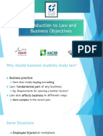 LAB 1 - Introduction To Law and Business Objectives