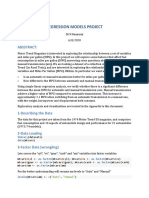 Regression Models Project: Absstract