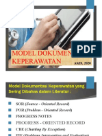 Model Dokumentasi Keperawatan