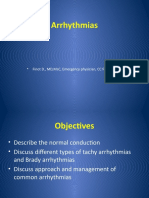 Arrhythmias: - Finot D., MD, MSC, Emergency Physician, CC Fellow