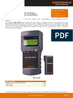 NMC-TED300: NIKOMAX Cable Tester With LCD Display, UTP/STP, RJ45, With Length Measurement