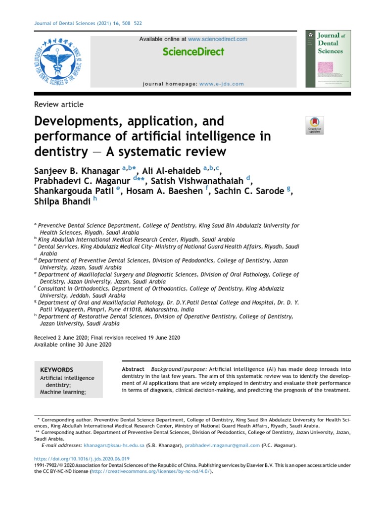 AI Systematic Review | PDF | Deep Learning | Artificial Intelligence