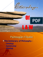 Pembagian Filsafat & Letak Filsafat Hukum