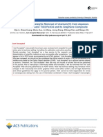 Enhanced Photocatalytic Removal of Uranium (Vi) From Aqueous Solution by Magnetic Tio2/Fe3O4 and Its Graphene Composite