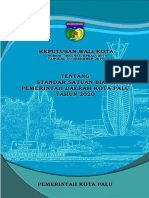 Standar Satuan Biaya Kota Palu 2020