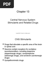 Pharm - Chapter - 13 - Central Nervous System Stimulants