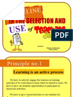 Guiding Principles in The Selection and Use of Teaching Strategies