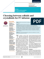 171122 Choosing Between Colloids and Crystalloids for IV Infusion