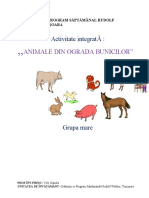 Pr Didactic  integrat Animale domestice