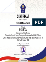 Sertifikat - Rikki Oktrian Putra