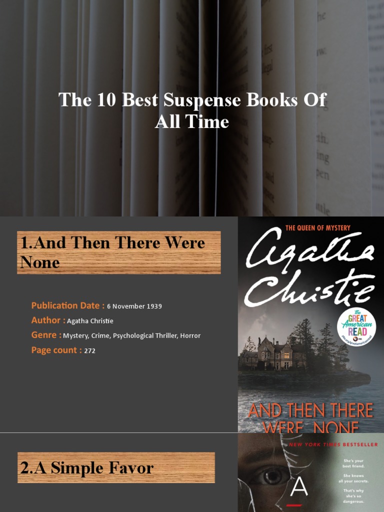The 10 Best Suspense Books of All Time PDF