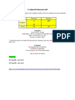 5 - L - Adjectif Demonstratif