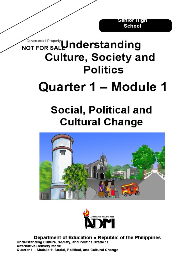 Understanding Culture, Society and Politics: Quarter 1 - Module 1 | PDF ...