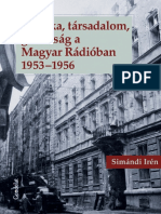 Simándi Irén - Politika, Társadalom, Gazdaság A Magyar Rádióban, 1953-1956