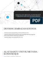 Teknologi Metoda Konstruksi Jembatan Khusus Di Indonesia