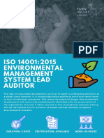 ISO 14001 - 2015 Environmental Management System Lead Auditor
