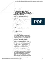 Gobierno de Santa Fe - Construcción Centro Artístico Metropolitano Rafaela - Ciudad de Rafaela - Departamento Castellanos - Provincia de Santa Fe