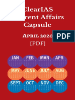 Clearias Current Affairs Capsule April 2020