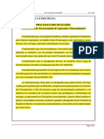 Determinacão Sobre Procedimento No Caso de Pedido de Substituicão Como Encarregado de Apuracões - BGO Nº 105 de 04-06-2003