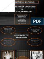 Stanford Prison Experiment & Milgram Experiment: Organizational Behaviour