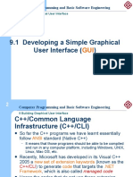 Developing a Simple Graphical User Interface (GUI).