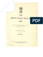 Police Manual Vol. I Part 1 - Rule 1 To 439