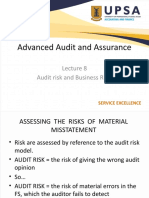 Audit and Business Risk