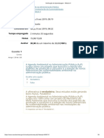 Verificação de Aprendizagem - Módulo II - Sustentabilidade Na Administração Pública