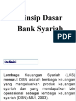 Materi 1 - Prinsip Dasar Bank Syariah