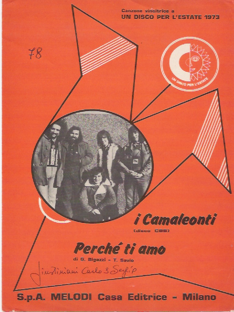 I Camaleonti Perchè Ti Amo PDF