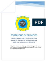 Portafolio de Servicios