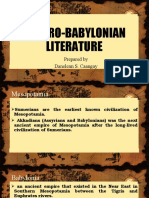 Assyro Babylonian Literature