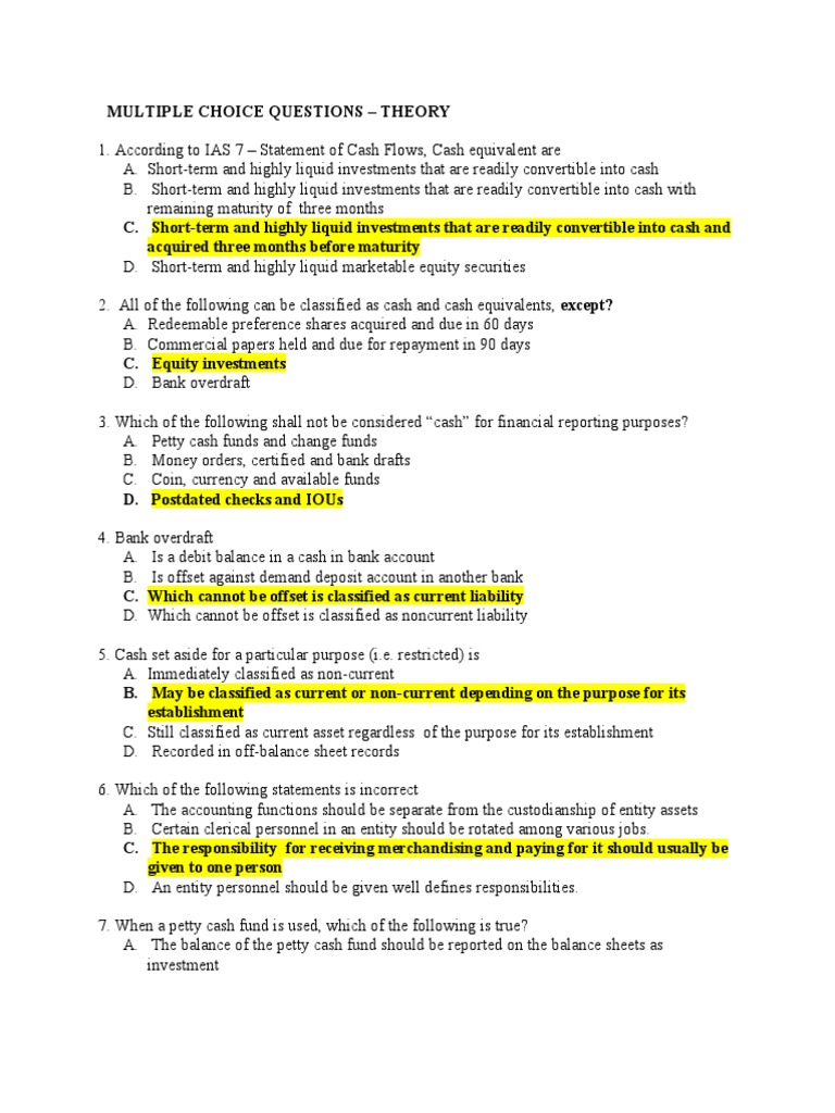 An Analysis of Multiple Choice and Straightforward Problems Related to