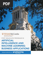 UT Austin Texas PGP AIML Brochure